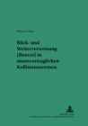 Image for Rueck- Und Weiterverweisung (Renvoi) in Staatsvertraglichen Kollisionsnormen