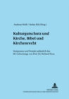 Image for Kulturgutschutz Und Kirche, Bibel Und Kirchenrecht