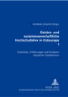 Image for Geistes- Und Sozialwissenschaftliche Hochschullehre in Osteuropa I