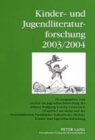 Image for Kinder- Und Jugendliteraturforschung 2003/2004
