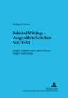 Image for Selected Writings - Ausgewaehlte Schriften