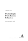 Image for Das Partizip Im Deutschen Und Polnischen : Eine Typologische Studie
