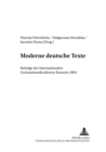 Image for Moderne Deutsche Texte