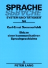 Image for Skizze Einer Kommunikativen Sprachgeschichte