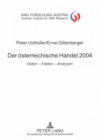 Image for Der Oesterreichische Handel 2004 : Daten - Fakten - Analysen