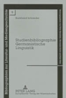 Image for Studienbibliographie Germanistische Linguistik