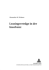 Image for Leasingvertraege in Der Insolvenz