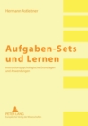 Image for Aufgaben-Sets und Lernen : Instruktionspsychologische Grundlagen und Anwendungen