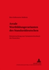 Image for Areale Wortbildungsvarianten des Standarddeutschen