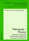 Image for Metropole - Provinz : Urbanitaet Und Ruralitaet in Den Slavischen Sprachen, Literaturen Und Kulturen