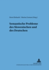 Image for Semantische Probleme Des Slowenischen Und Des Deutschen