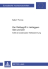 Image for Der Weltbegriff in Heideggers «Sein Und Zeit»