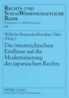 Image for Die Oesterreichischen Einfluesse Auf Die Modernisierung Des Japanischen Rechts