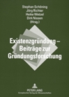 Image for Existenzgruendung - Beitraege Zur Gruendungsforschung