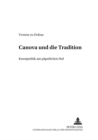 Image for Canova Und Die Tradition