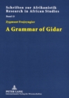 Image for A Grammar of Gidar