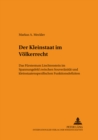 Image for Der Kleinstaat Im Voelkerrecht