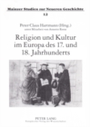Image for Religion Und Kultur Im Europa Des 17. Und 18. Jahrhunderts