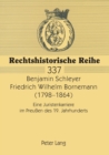 Image for Friedrich Wilhelm Bornemann (1798-1864) : Eine Juristenkarriere im Preu?en des 19. Jahrhunderts