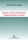 Image for Kleines Valenzwoerterbuch Niederdeutscher Verben