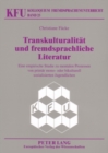 Image for Transkulturalitaet Und Fremdsprachliche Literatur