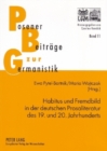 Image for Habitus Und Fremdbild in Der Deutschen Prosaliteratur Des 19. Und 20. Jahrhunderts