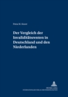 Image for Der Vergleich Der Invaliditaetsrenten in Deutschland Und Den Niederlanden