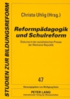 Image for Reformpaedagogik Und Schulreform