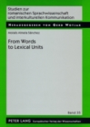 Image for From Word to Lexical Units