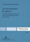 Image for «Von den Raendern her gelesen» : Zur Funktionalitaet der Dimension «Natur» im novellistischen Œuvre Clara Viebigs