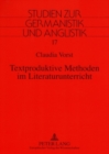 Image for Textproduktive Methoden Im Literaturunterricht