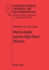 Image for Martin Aedler and the High Dutch Minerva : The First German Grammar for the English