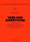 Image for Verb und Direktivum