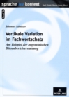 Image for Vertikale Variation im Fachwortschatz