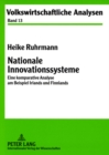 Image for Nationale Innovationssysteme : Eine Komparative Analyse Am Beispiel Irlands Und Finnlands