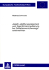 Image for Asset-Liability-Management Und Eigentuemerorientierung Bei Schadenversicherungsunternehmen