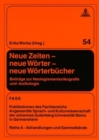 Image for Neue Zeiten - Neue Woerter - Neue Woerterbuecher
