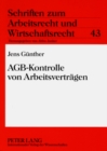 Image for Agb-Kontrolle Von Arbeitsvertraegen
