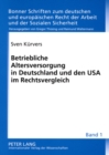 Image for Betriebliche Altersversorgung in Deutschland Und Den USA Im Rechtsvergleich