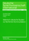 Image for Italienisch-Deutsche Studien Zur Fachlichen Kommunikation