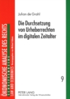 Image for Die Durchsetzung Von Urheberrechten Im Digitalen Zeitalter