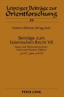Image for Beitraege zum Islamischen Recht VII : Islam und Menschenrechte / Islam and Human Rights