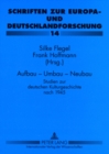 Image for Aufbau - Umbau - Neubau : Studien Zur Deutschen Kulturgeschichte Nach 1945