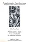 Image for Pietro Andrea Ziani : Varietas Und Artifizialitaet Im Musiktheater Des Seicento