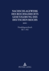 Image for Nachschlagewerk Des Reichsgerichts -Gesetzgebung Des Deutschen Reichs