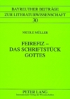 Image for Feirefiz - Das Schriftstueck Gottes