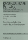Image for Familie Und Identitaet in Der Deutschen Literatur