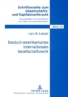 Image for Deutsch-Amerikanisches Internationales Gesellschaftsrecht
