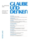 Image for Glaube Und Denken : Jahrbuch Der Karl-Heim-Gesellschaft - 21. Jahrgang 2008