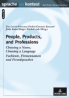Image for People, Products, and Professions